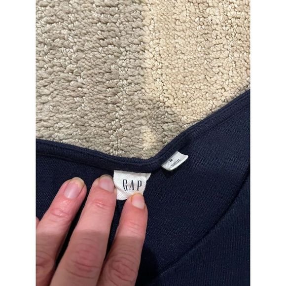 Navy Blue Gap Jersey T-shirt Dress, M - Picture 4 of 6